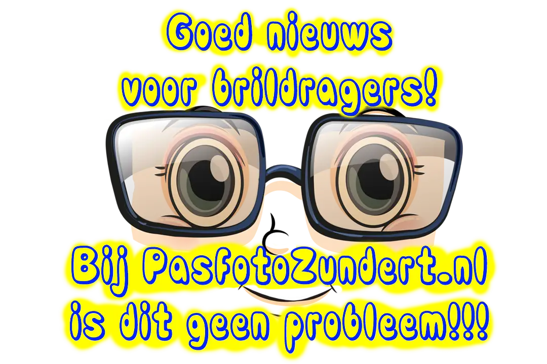 Informele afbeelding om te illustreren dat een pasfoto met bril geen proleem is bij PasfotoZudnert.nl